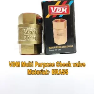 vdm brass multipurpose check valve